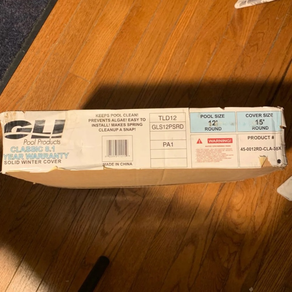GLI Pool Products Solid Winter Cover